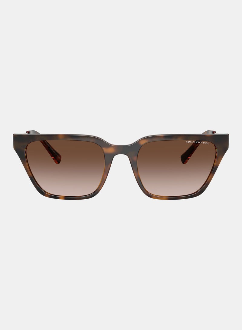 ارماني اكسشينج نظارة شمسية بإطار كامل شكل غير منتظم 0AX4158S - Image 1